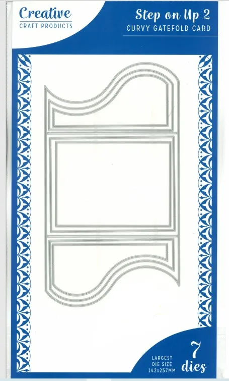 Curvy Gatefold Card Creative Die Set  Step on Up 2