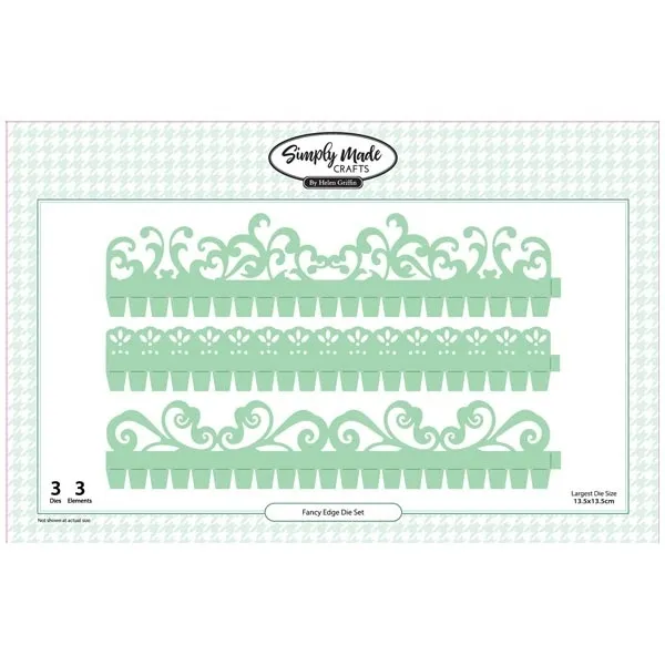 Fancy Edge Die Set Afternoon Tea Collection Simply Made Crafts