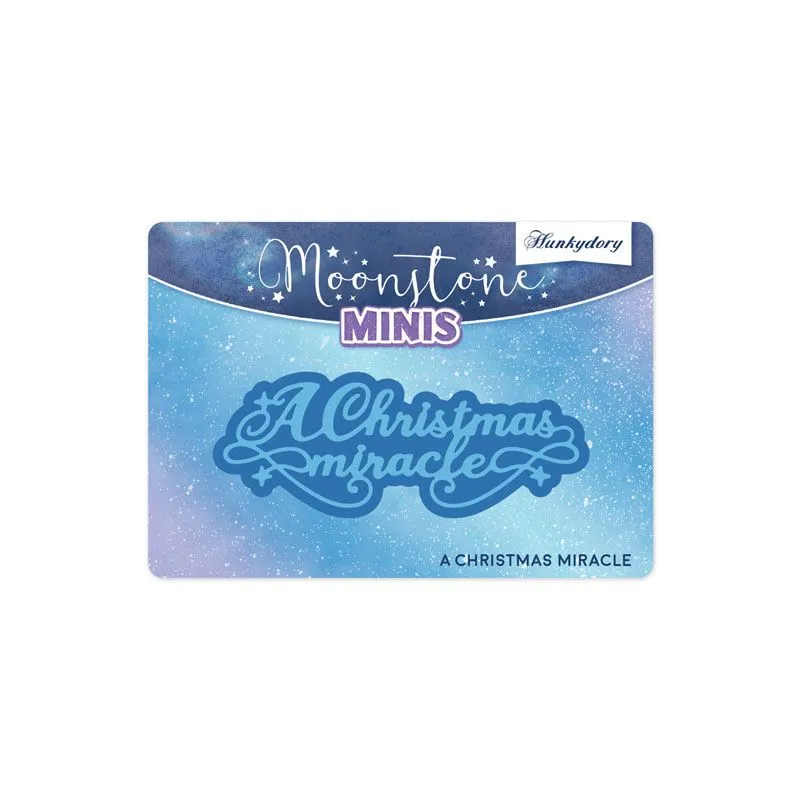 A Christmas Miracle Moonstone Minis Dies - Christmas Sentiments