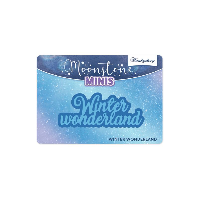 Winter Wonderland Moonstone Minis Dies - Christmas Sentiments