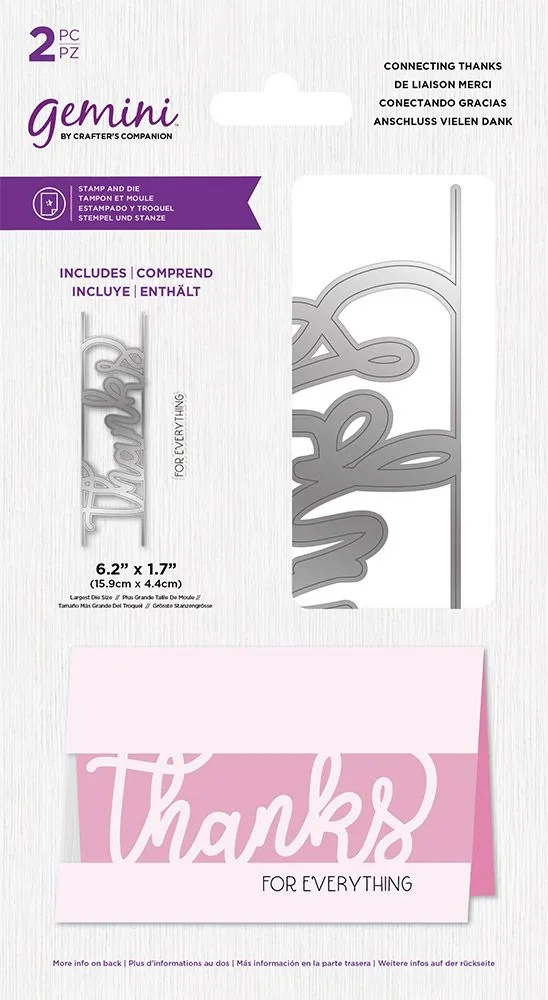 Connecting Thanks Stamp & Die