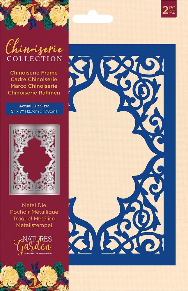 Chinoiserie Frame Metal Die