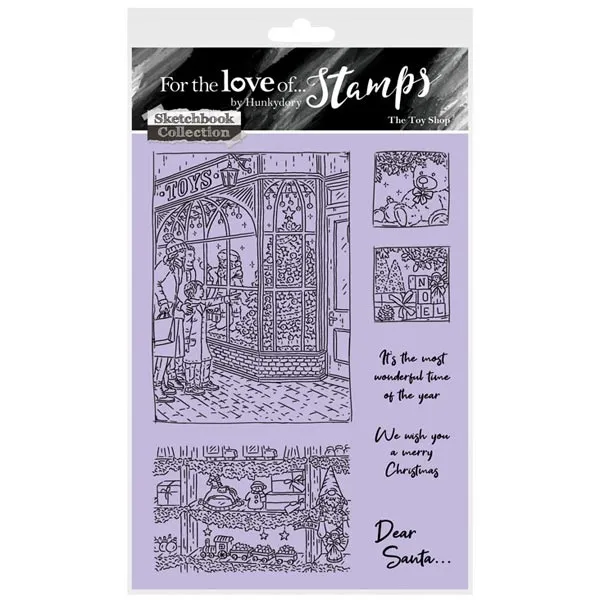 The Toy Shop A6 Stamp Set For the Love of Stamps