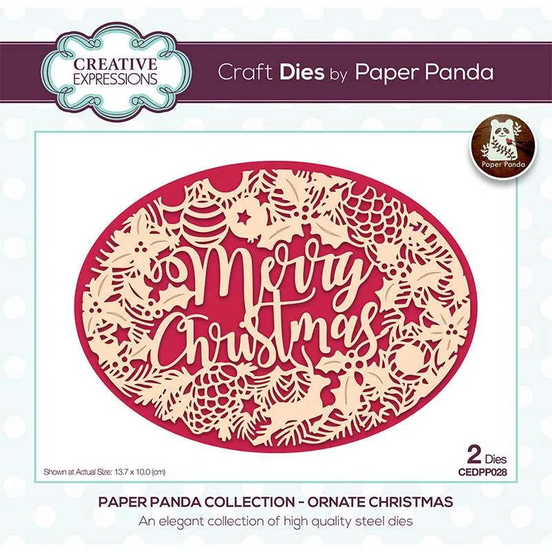 Ornate Christmas Craft Die by Creative Expressions Paper Panda
