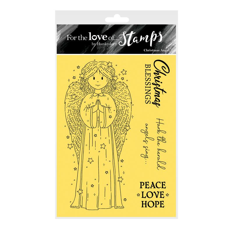 Christmas Angel A6 Stamp Set For the Love of Stamps