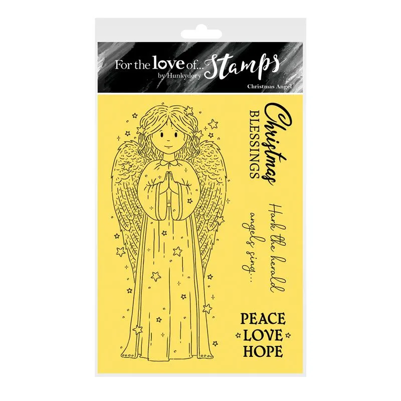 Christmas Angel A6 Stamp Set For the Love of Stamps