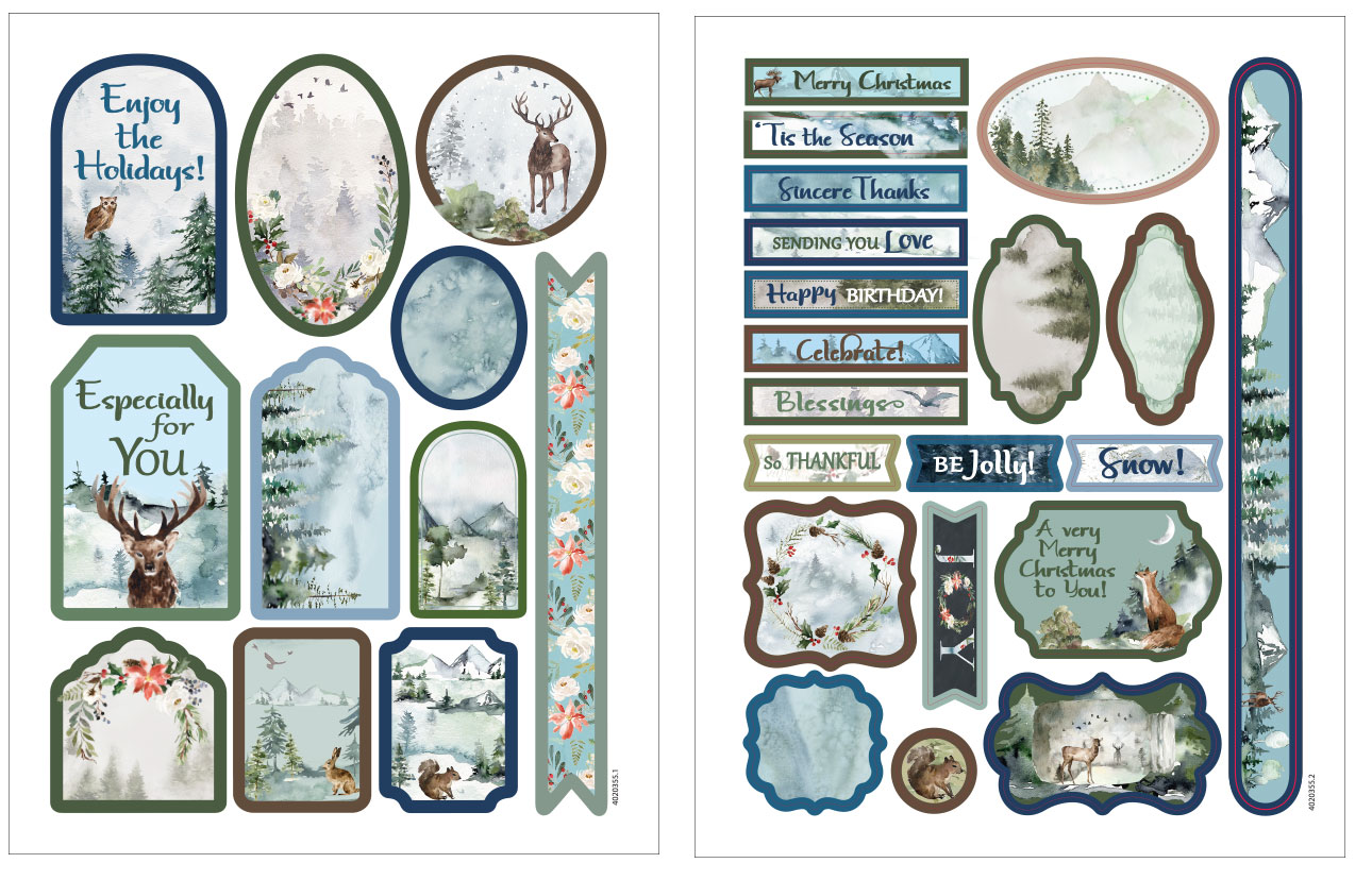 Paper Wishes | Foggy Forest Die-Cuts