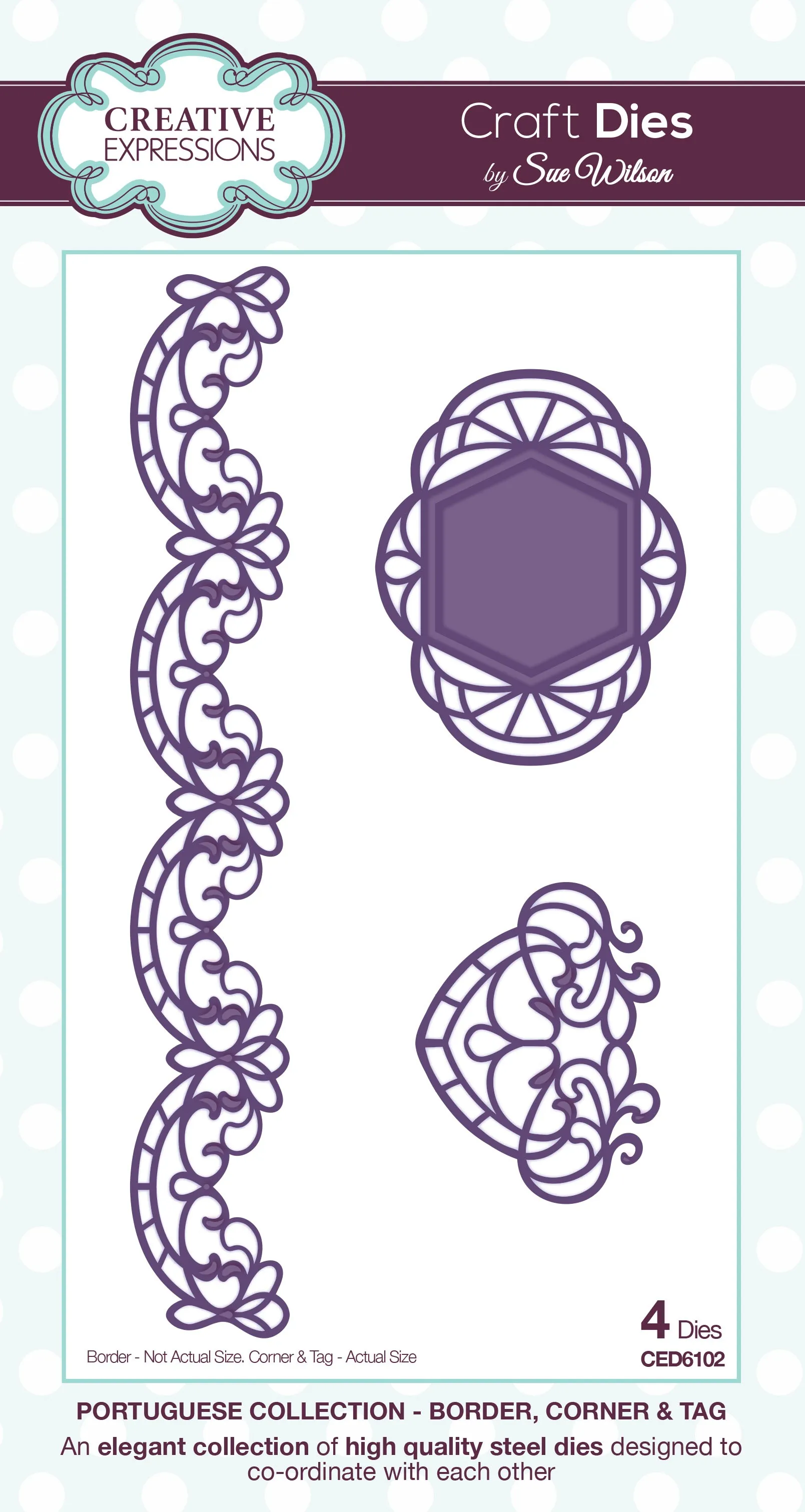 Corner, Border & Tag, Sue Wilson Dies - Portuguese Collection