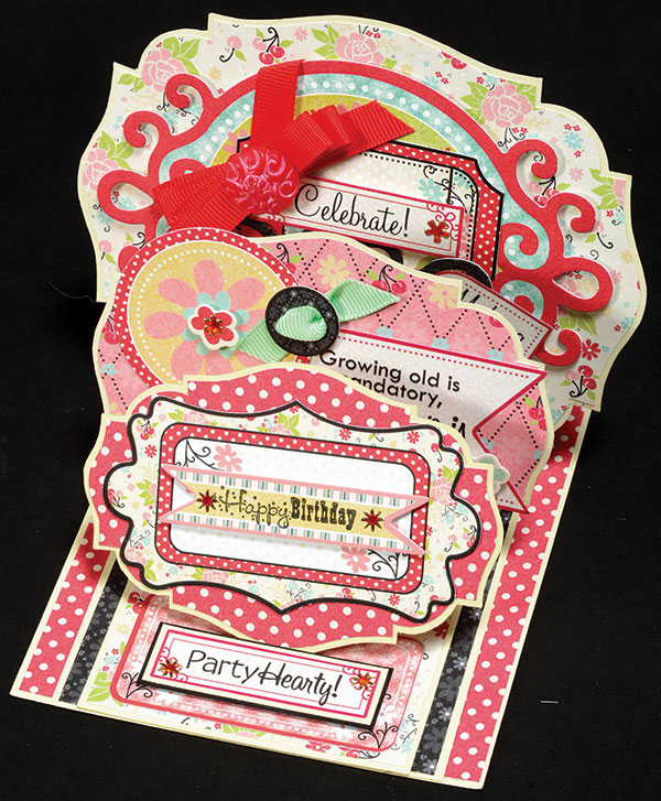 DOUBLE POCKET TREAT DIE-CUT CARDS & ENVELOPES-Greeting/Tags-Paper Craft-Blanks 